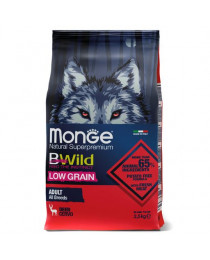 Сухой корм Monge Dog BWild LOW GRAIN для взрослых собак, низкозерновой, из мяса оленя 			
