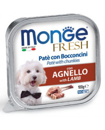 Monge Dog Fresh консервы для собак ягненок 100г 