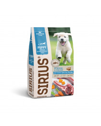 SIRIUS/Полнорационный сухой PREMIUM  корм для щенков и молодых собак, Ягненок и рис